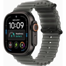 Смарт-годинник Apple Watch Ultra 4 GPS + Cellular 49mm Black Titanium Case with Translucent Black Ocean Band (MJAY4QI/A)