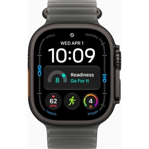 Смарт-годинник Apple Watch Ultra 4 GPS + Cellular 49mm Black Titanium Case with Translucent Black Ocean Band (MJAY4QI/A)