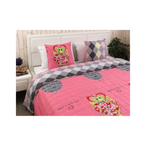 Подушка Руно декоративна "Owl Red" 50х50 см (306_Owl Red)