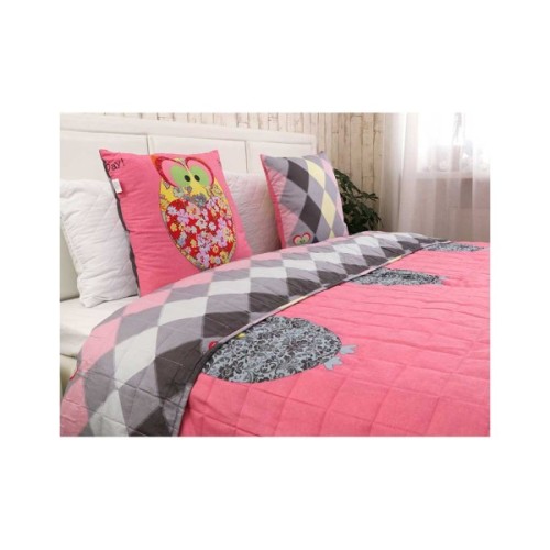 Подушка Руно декоративна "Owl Red" 50х50 см (306_Owl Red)