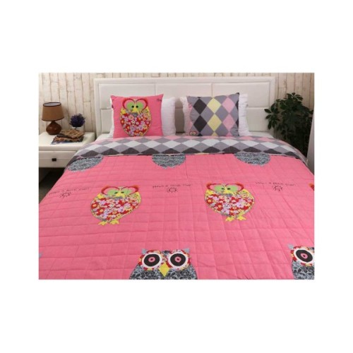 Подушка Руно декоративна "Owl Red" 50х50 см (306_Owl Red)