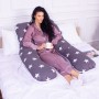 Подушка MirSon для вагітних і відпочинку Naturale Line Print №8010 U-подібна Berto (2200006178293)