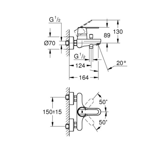 Змішувач Grohe Get (32887000)