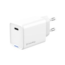 Зарядний пристрій ColorWay GaN Mini 45W PD Port PPS USB-C white (CW-CHS057PD-WT)