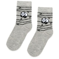 Шкарпетки дитячі Bross з пандами (5082-4-6-gray)