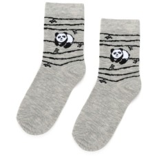 Шкарпетки дитячі Bross з пандами (5082-4-6-gray)