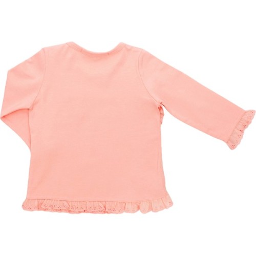 Кофта дитяча Breeze з мереживом (10649-80G-peach)