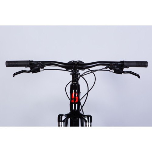 Велосипед Space 27.5" MERCURY DD FR рама-17" AL 2026 чорно-червоний (OPS-SP-27.5-076)