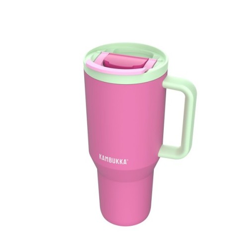Термокружка Kambukka Rio Bubblegum Mint 950 мл Рожева з м'ятним (11-08004)