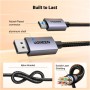 Кабель мультимедійний DisplayPort M to HDMI M 3.0m V2.0 4K30Hz DP125 black Ugreen (35843)