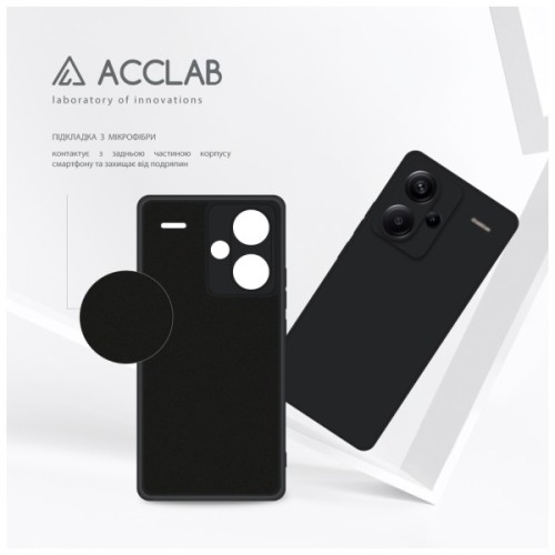 Чохол до мобільного телефона ACCLAB SoftShell Xiaomi Redmi Note 13 Pro Plus 5G Black (1283126592195)