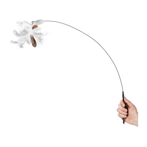 Іграшка для котів Waucat Fun Teaser дражнилка на присосці з пером 80 см (7563)