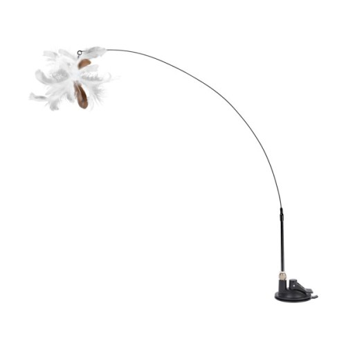 Іграшка для котів Waucat Fun Teaser дражнилка на присосці з пером 80 см (7563)