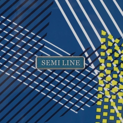 Валіза Semi Line Pattern 20" S Blue (T5652-1)