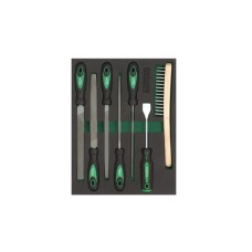 Напилок Toptul у ложементі 7шт. (GVB0701)