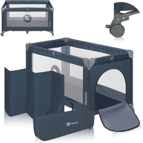 Дитячий манеж Lionelo Stefi BLUE GREY (LO-STEFI BLUE GREY)