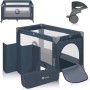 Дитячий манеж Lionelo Stefi BLUE GREY (LO-STEFI BLUE GREY)