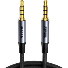 Кабель мультимедійний 3.5mm M to 3.5mm M 1.0m (4pin) AV183 gray Ugreen (10648)