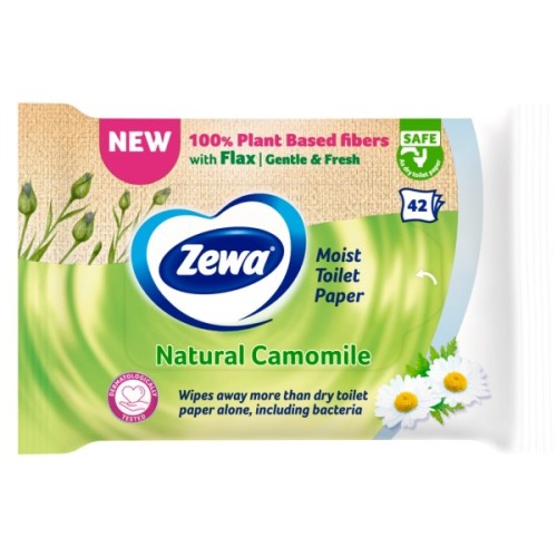 Туалетний папір Zewa Natural Camomile 42 шт (7322540796520)