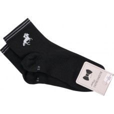 Шкарпетки дитячі BNM укорочені з малюнком (M0C0102-0855-7B-black)