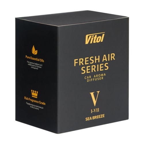 Ароматизатор для автомобіля Vitol Fresh Air Series Sea Breeze V 8мл (V23035)