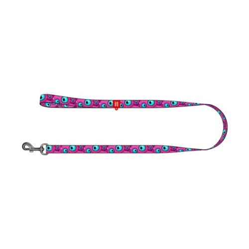 Повідець для собак WAUDOG Nylon "Око монстра" S Ш 15 мм Д 300 см (760-4049)