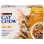 Вологий корм для кішок Purina Cat Chow Adult з куркою та цукіні 85 гх10 шт (7613036596879)