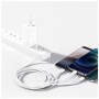 Дата кабель USB 2.0 AM to Lightning + Micro 5P + USB-C 1.5m 3.5A white Baseus (CAMLTYS-02)