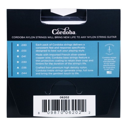 Струни для гітари Cordoba Nylon Guitar Strings - Hard (06202)