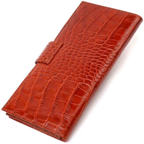 Гаманець Canpellini З натуральної шкіри Рудий (21918)