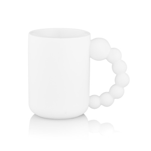 Чашка Ardesto Bubbles, 500мл, порцеляна, білий (AR3495)