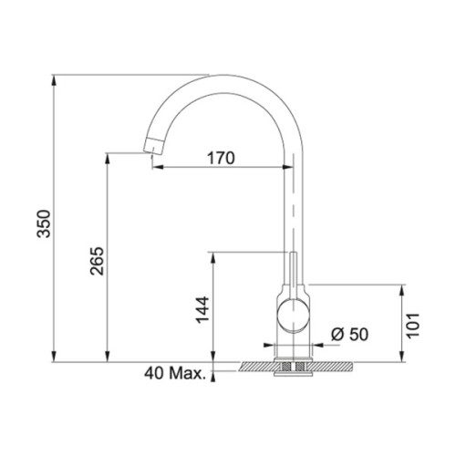 Змішувач Franke Pola (115.0622.943)