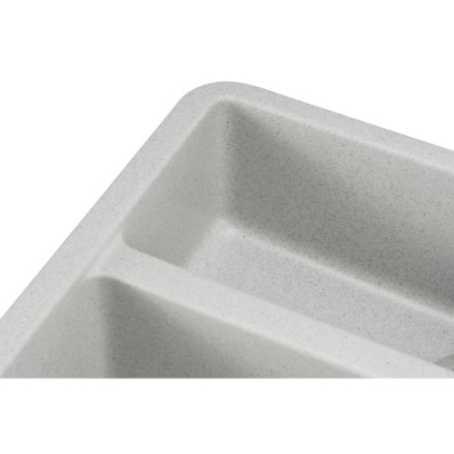 Мийка кухонна GRANADO Under top DOUBLE gris (gr3408)