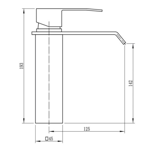 Змішувач GH 30.41.057 JACOB (126680)