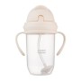 Поїльник-непроливайка Canpol babies з трубочкою і обтяжувачем, 270 мл, кремова (56/623_cre)