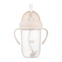 Поїльник-непроливайка Canpol babies з трубочкою і обтяжувачем, 270 мл, кремова (56/623_cre)