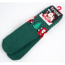 Шкарпетки дитячі Bross махрові (10757-4-6-green)