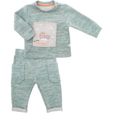 Набір дитячого одягу Tongs з левами (4475-86B-green)