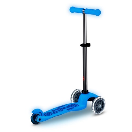Самокат Micro Mini Deluxe Glow LED Арктичний синій (MMD215)