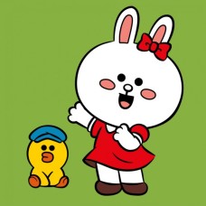 Картина по номерам Santi Лайн Френдс Коні та Саллі 25*25см полотно кольорове (955016)