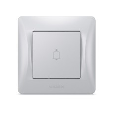 Кнопка дзвінка Videx BINERA 1кл срібний шовк (VF-BNDB1-SS)