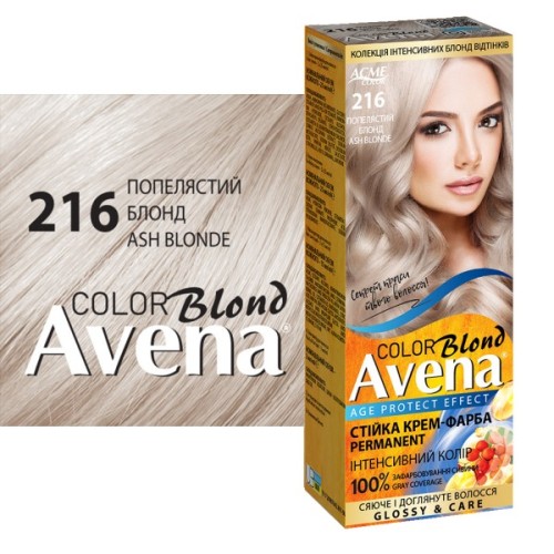 Фарба для волосся Acme Color Avena Blond Color Стійка 216 - Попелястий блонд (4823115502469)