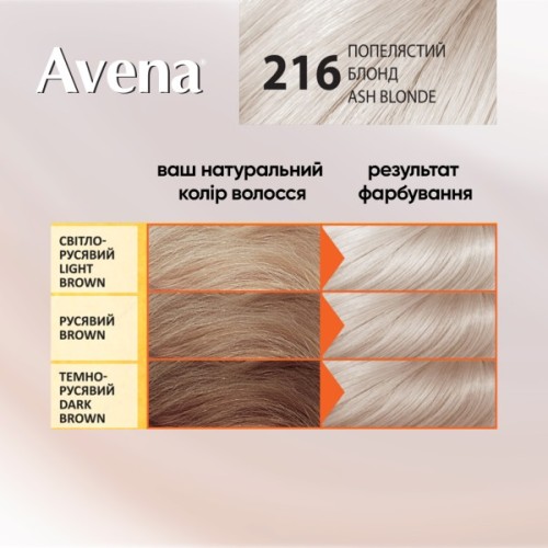 Фарба для волосся Acme Color Avena Blond Color Стійка 216 - Попелястий блонд (4823115502469)