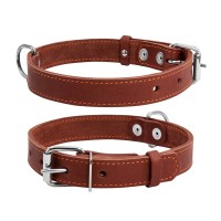 Нашийник для тварин Collar одинарний Ш 35 мм Д 48-63 см коричневий (02736)
