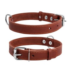 Нашийник для тварин Collar одинарний Ш 35 мм Д 48-63 см коричневий (02736)