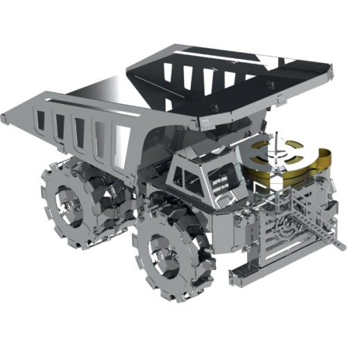 Конструктор Metal Time Колекційна модель Quarry Transporter Механічний кар'єрний самоскид (MT014)