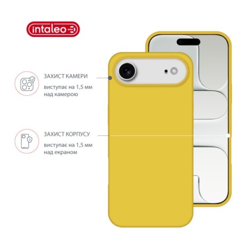 Чохол до мобільного телефона Intaleo Silicone Case Apple iPhone 17 Air Yellow (1283126630484)