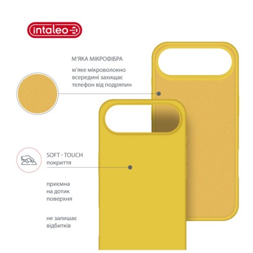 Чохол до мобільного телефона Intaleo Silicone Case Apple iPhone 17 Air Yellow (1283126630484)