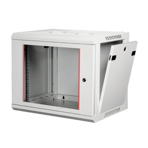 Шафа настінна Lande 9U 19" 600x600 ProlineB (LN-WB-09U6060-LG-F)