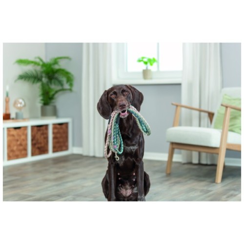 Повідець для собак Trixie Cavo L–XL 1 м діаметр 18 мм рожево-пісочний (4053032677722)